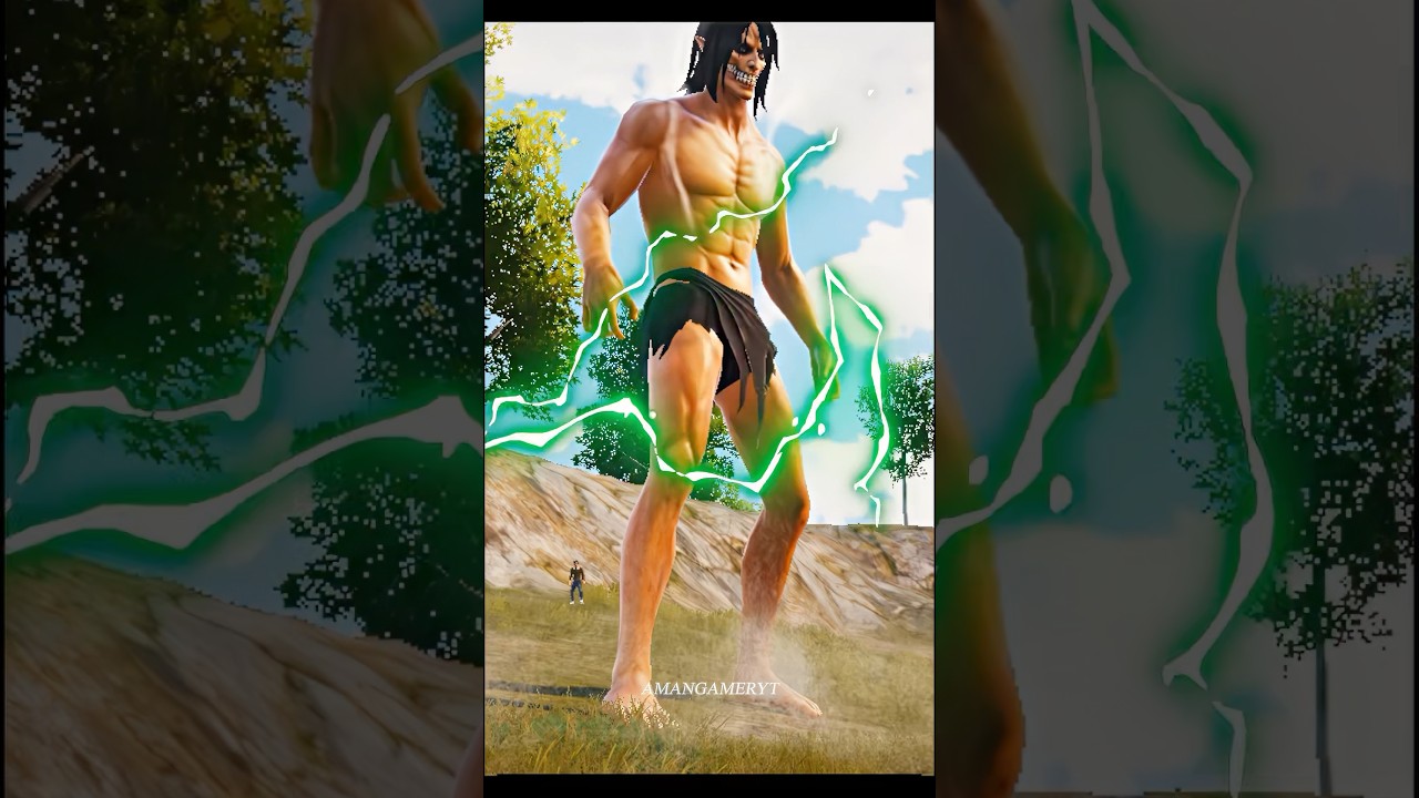 AOT x BGMI 😈 |  The PUBG Movie by AmanGamerYT #shots #attackontitan onTitan #bgmi