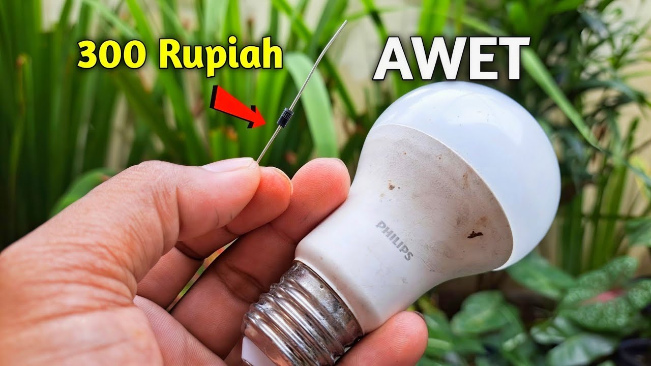 300 PERAK !! Perbaiki Lampu LED Mati Total Dengan Mudah