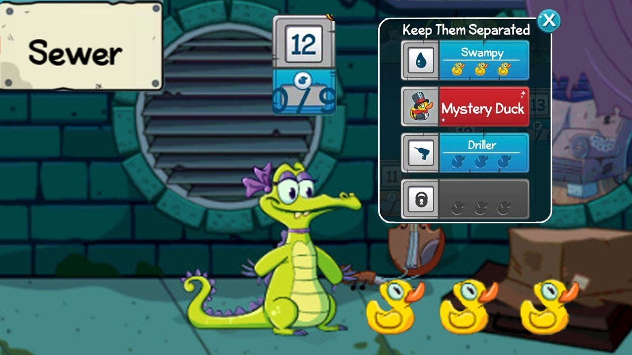 Where's My Water 2? Level12 mystery duck 3 ducks