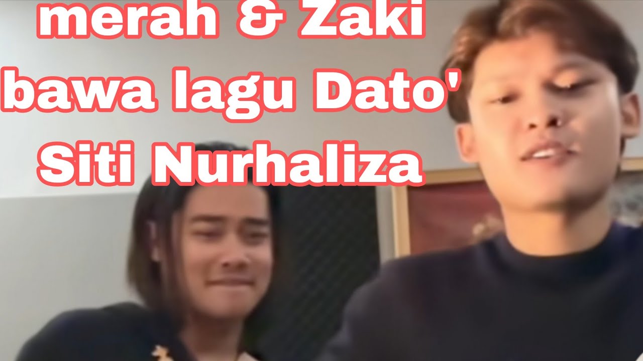 Zaki Yamani dan Ahmad Merrah anak Dato' Awie dan Dato' Jamal Abdillah nyanyi lagu Dato' Siti 