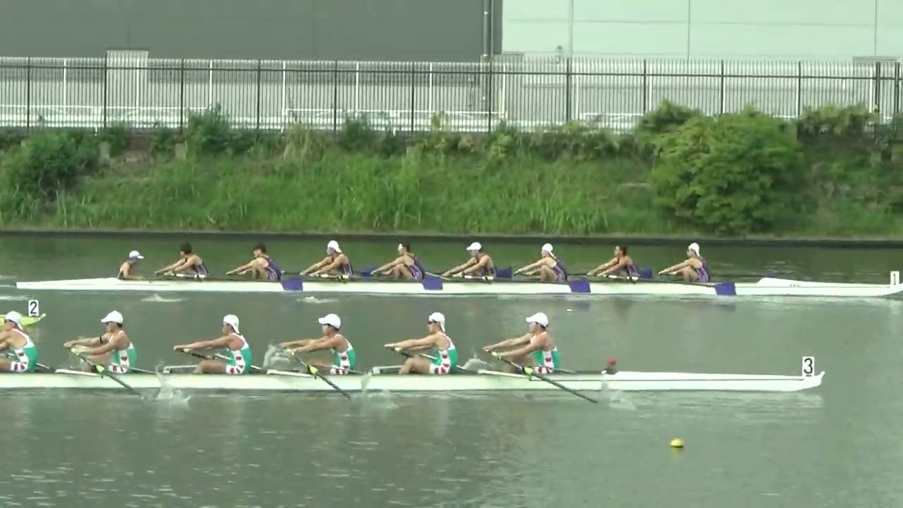 2025 全日本新人ローイング選手権 FinalB 伴走車 M8+