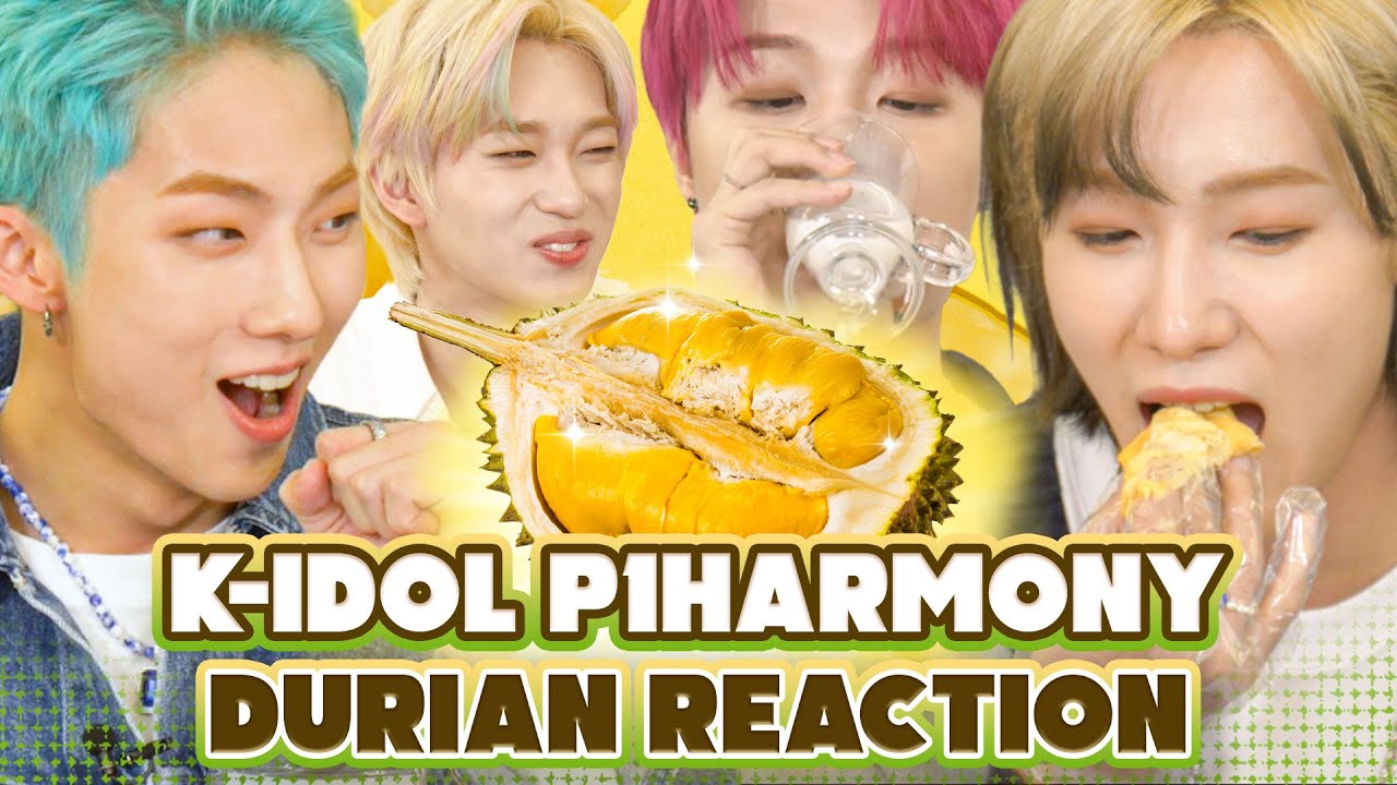 P1Harmony cuba makan Durian untuk kali pertama 