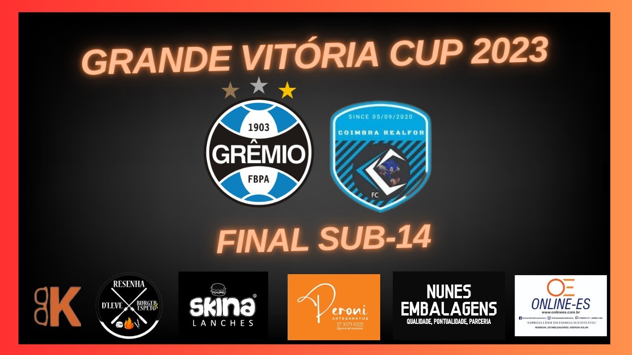 GRANDE VITÓRIA CUP - FINAL SUB-14 - GRÊMIO X COIMBRA REALFOR