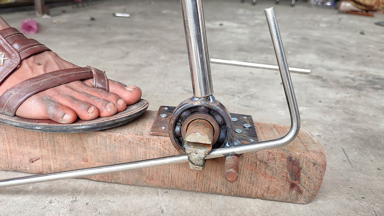 Stainless steel bar bending tool || Helpful Handmade Diy Tools Ideas