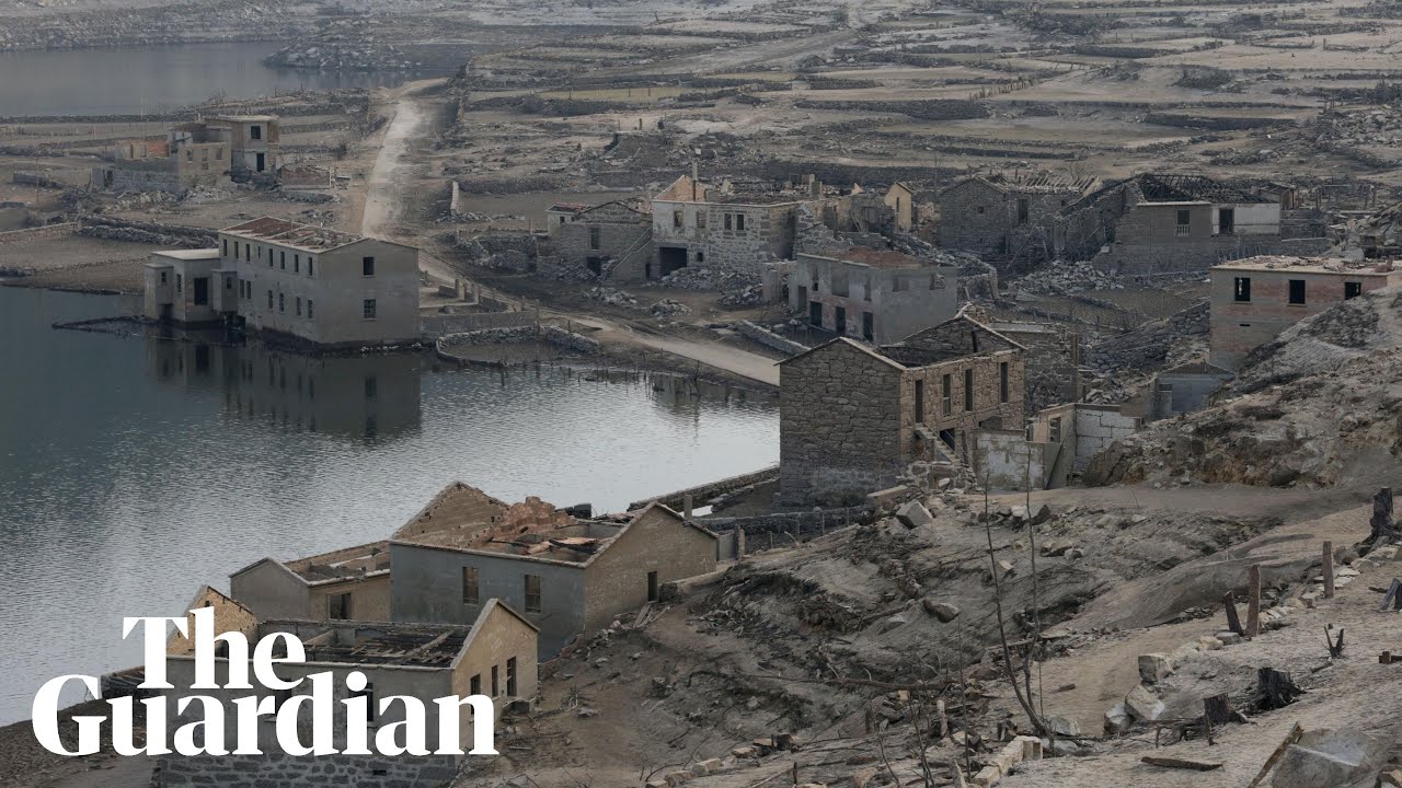 Ghost village emerges in Spain as drought dries out reservoir
