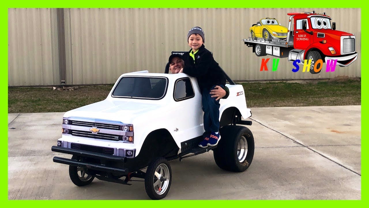 Putting A Dragster Wheels and Tires on the Monster Truck