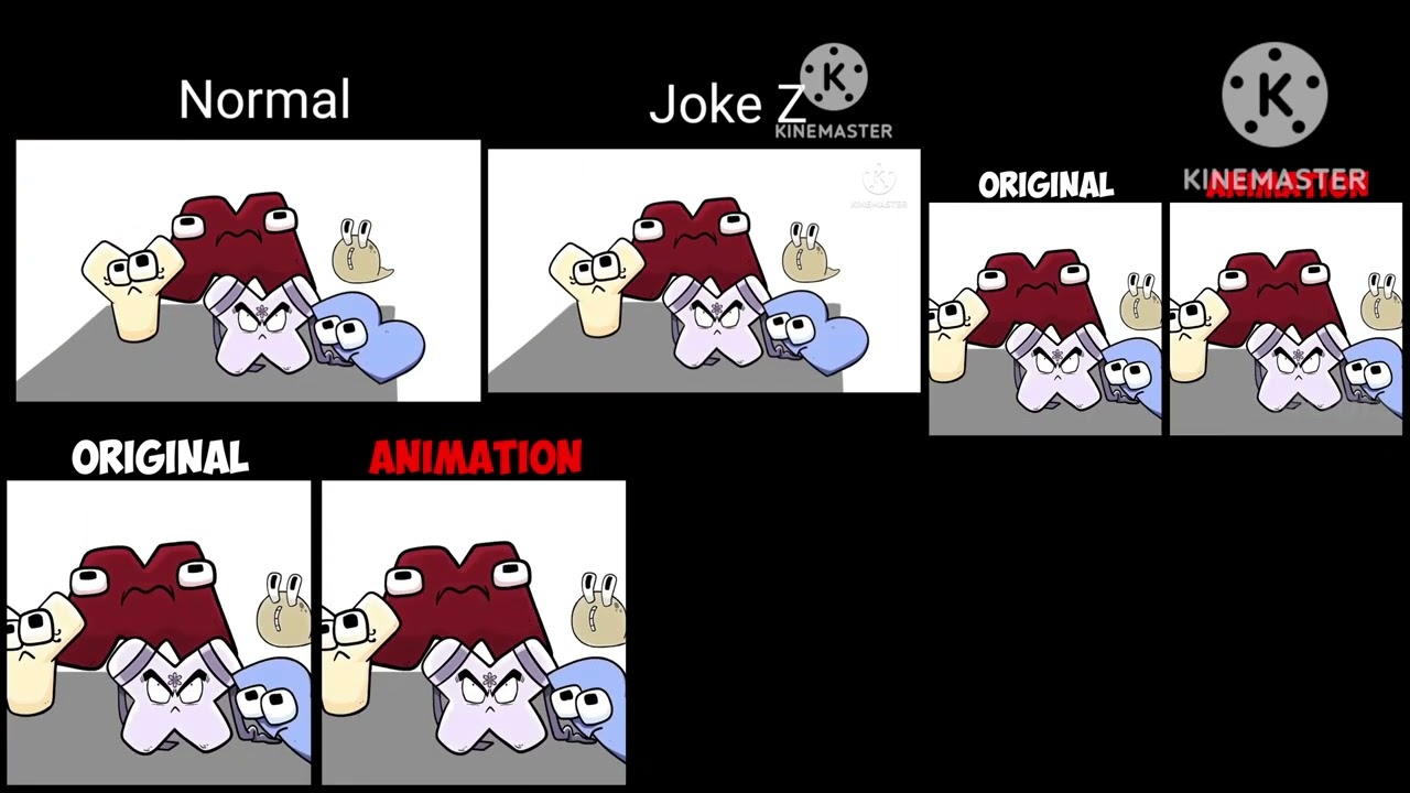 6 versions of alphabet lore s2 aka number lore