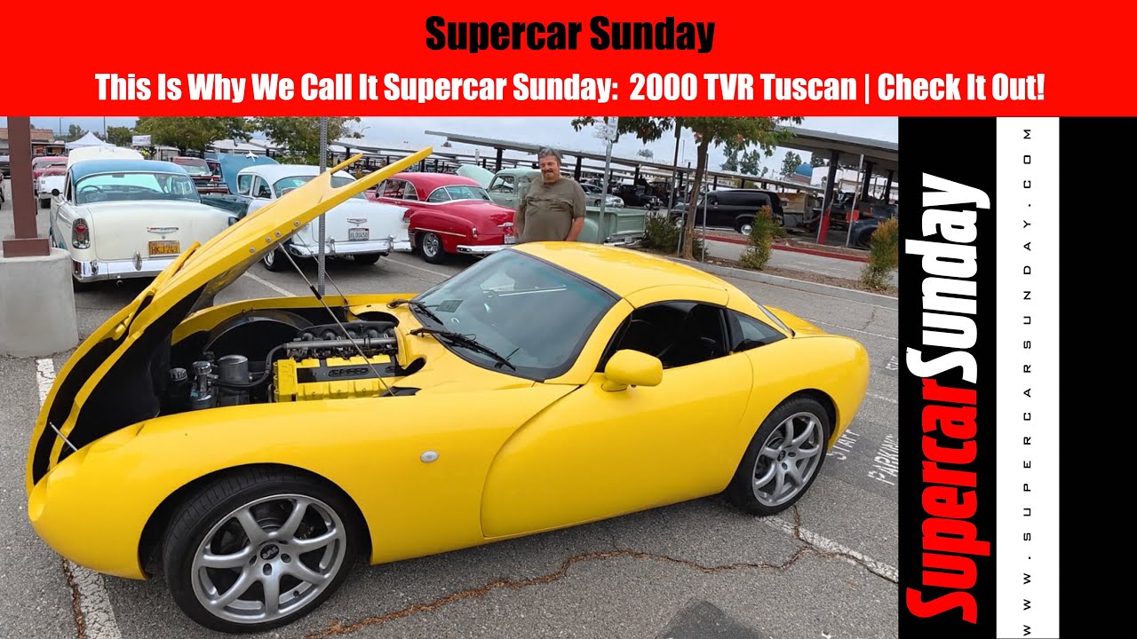 TVR Tuscan 2000 года | Экзотический британский суперкар на выставке Supercar Sunday