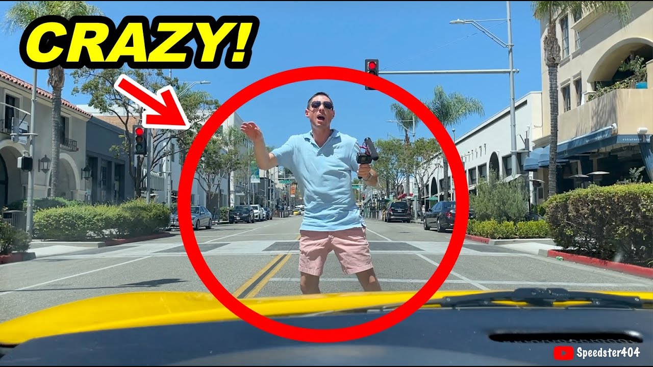 CRAZY Reaction! Random Guy Screaming at the FoolRarri F50 in Beverly Hills