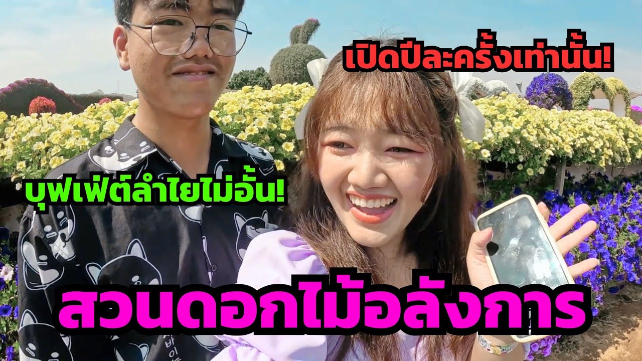 🌸 สวนเมเปิ้ล กาญจนบุรี | เที่ยวสวนดอกไม้สุดอลังการ ชิมบุฟเฟ่ต์ลำไยไม่อั้น ปีละครั้งเท่านั้น!