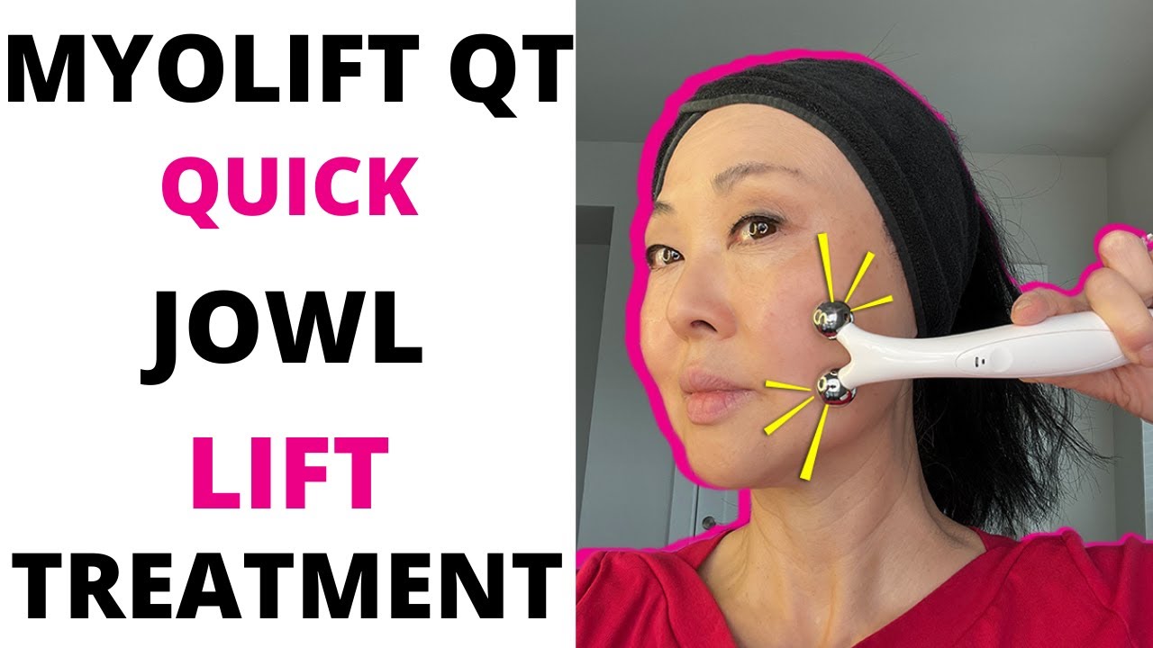 Myolift QT Quick Microcurrent Jowl Treatment MYOLIFT QT Tutorial