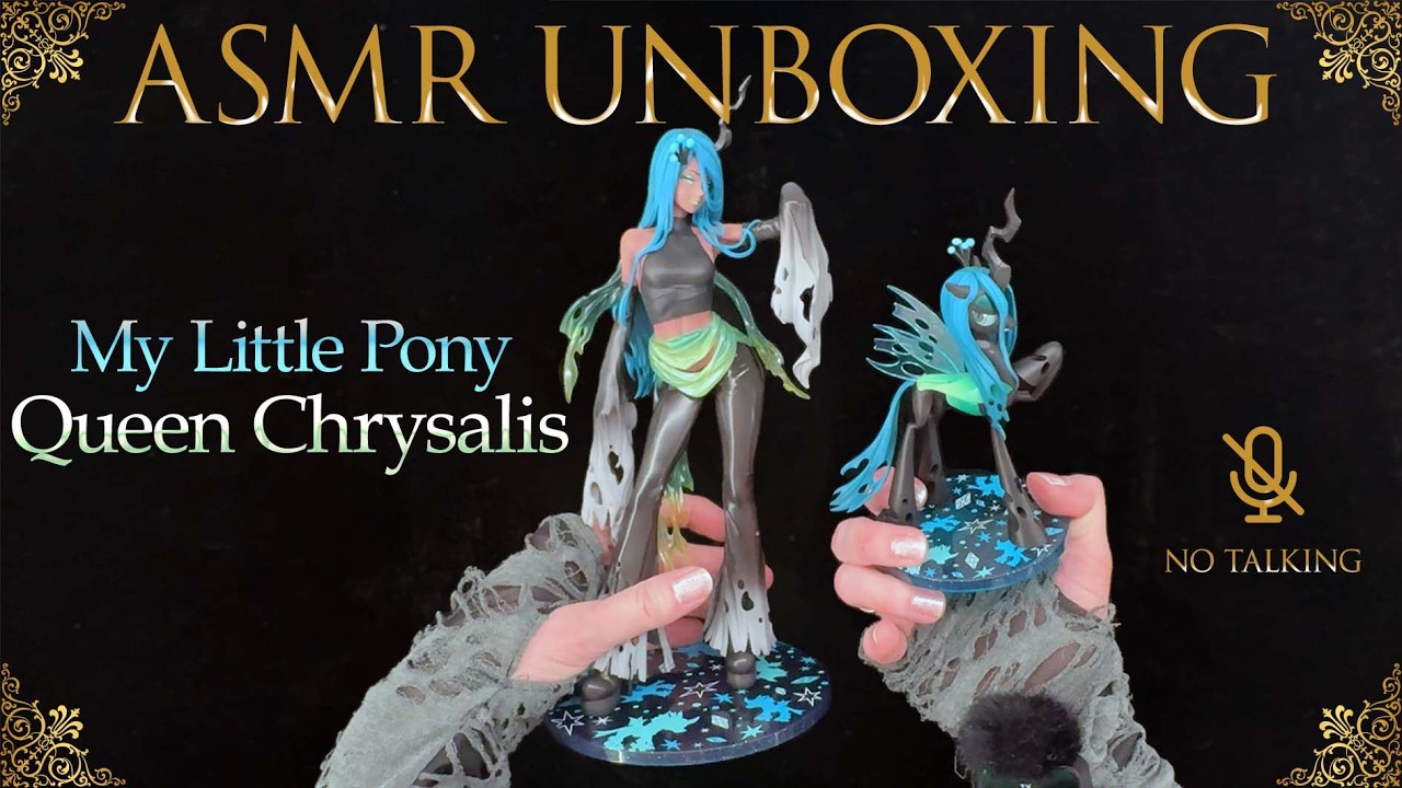 MY LITTLE PONY &ndash; Queen Chrysalis | ASMR Bishoujo Figure UNBOXING (No talking)