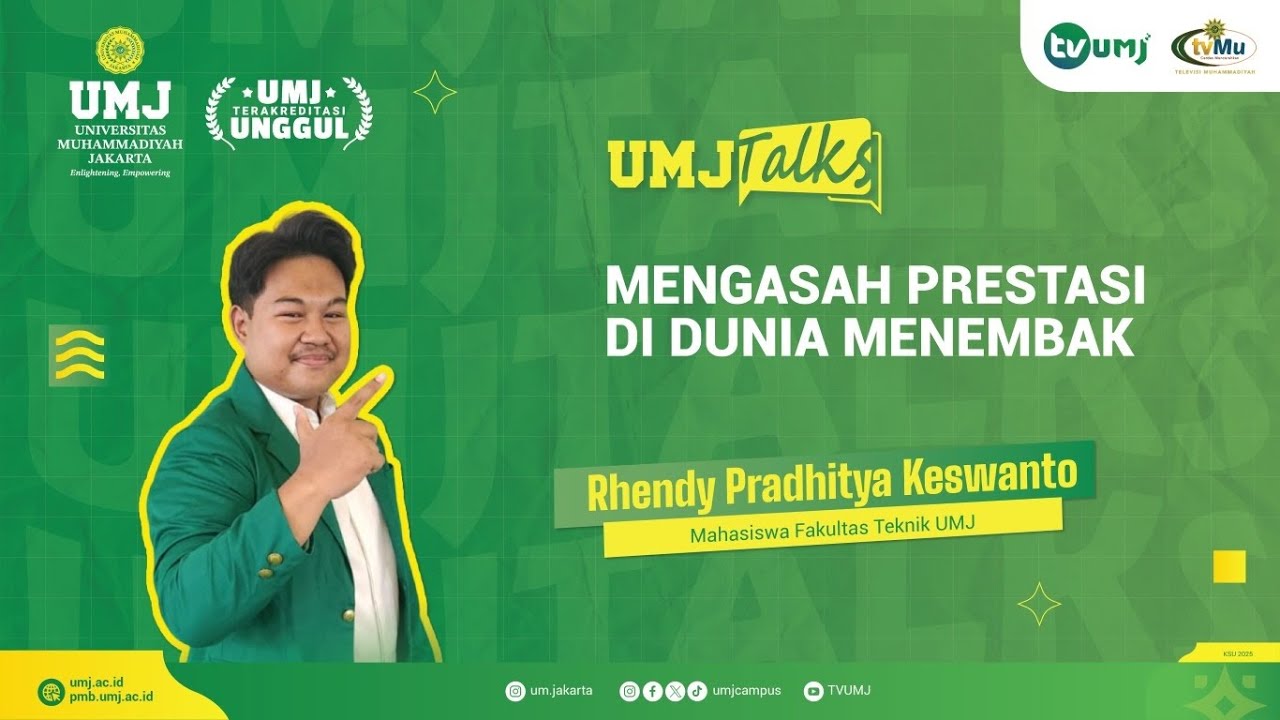 MENGASAH PRESTASI DI DUNIA TEMBAK MENEMBAK || UMJ TALKS