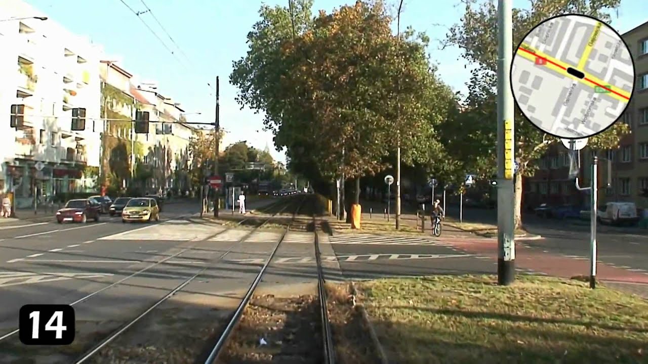 Tramwajem po Wrocławiu HD - Linia 14 - cz. I (CM. GRAB. - OSOBOWICE)