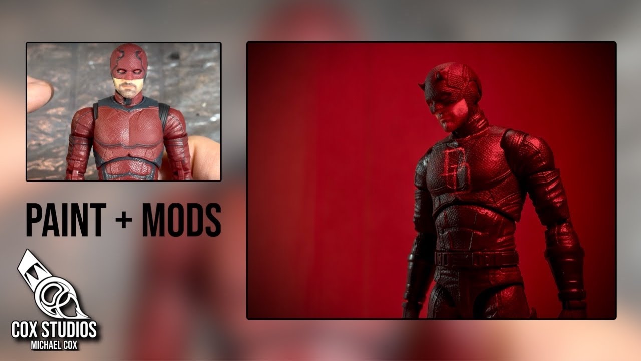 Customizing The Marvel Legends Daredevil Born Again: Daredevil FIGURE (Part one)