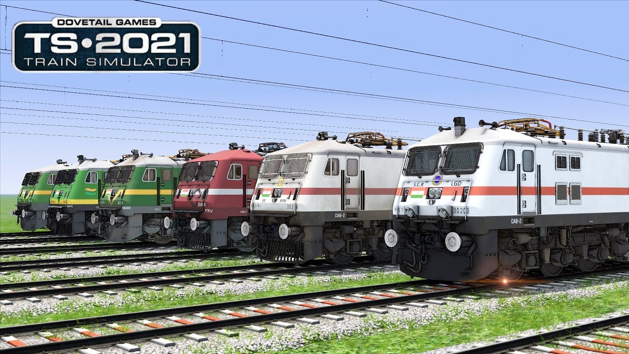 Bharat Stream New WAP 7 / WAG 9 Locomotives Parades |  In Railworks Train Simulator !!