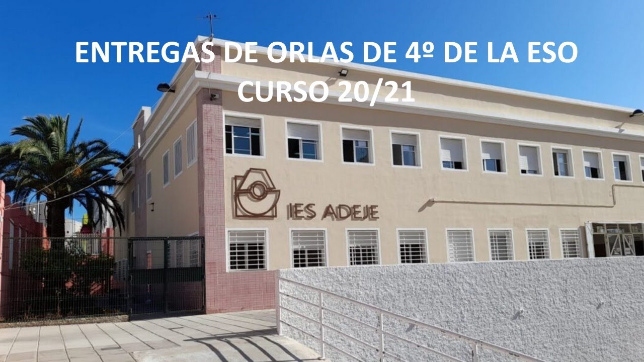 ENTREGA DE ORLAS 4º DE LA ESO