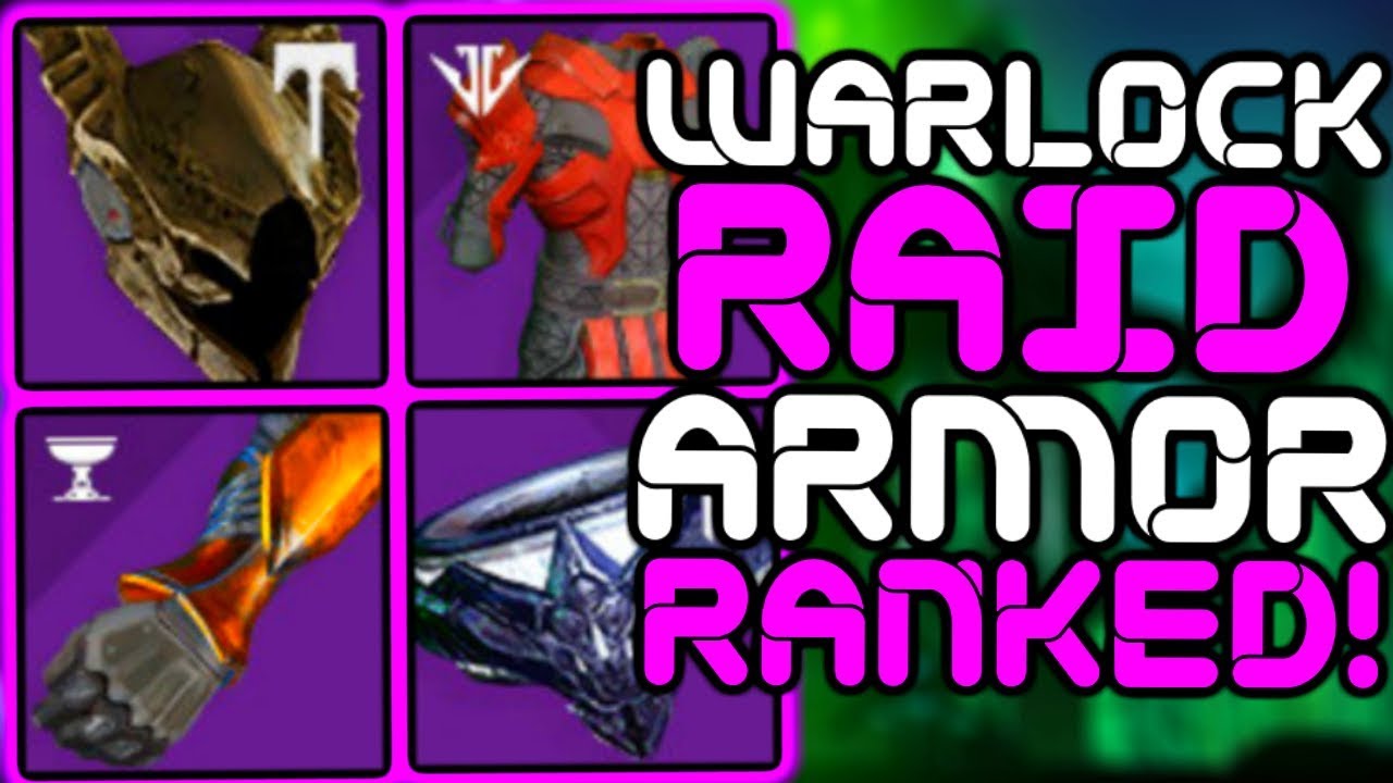 Destiny - Ranking ALL 11 WARLOCK Raid Armor Sets!!