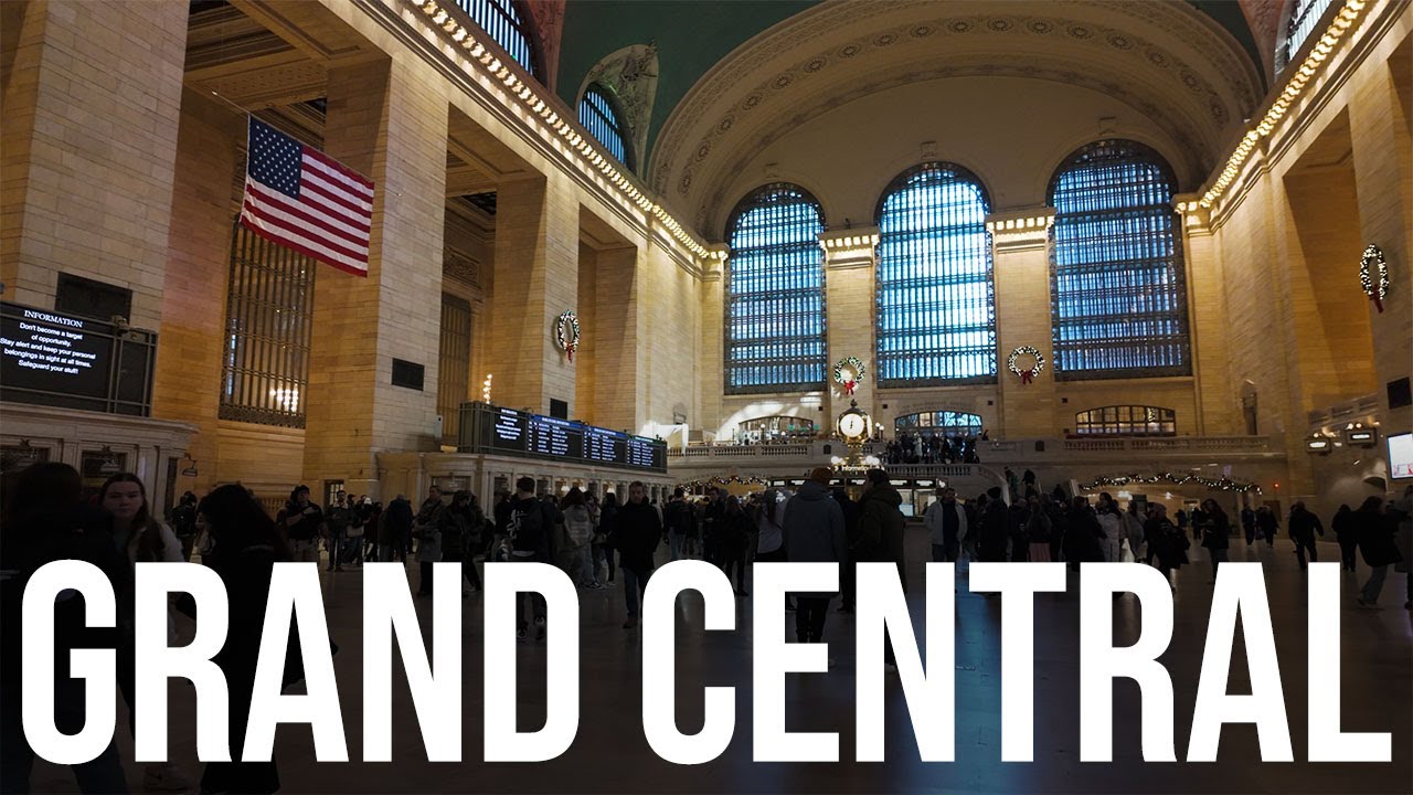 Walking Through Grand Central Station in NYC | 4K
