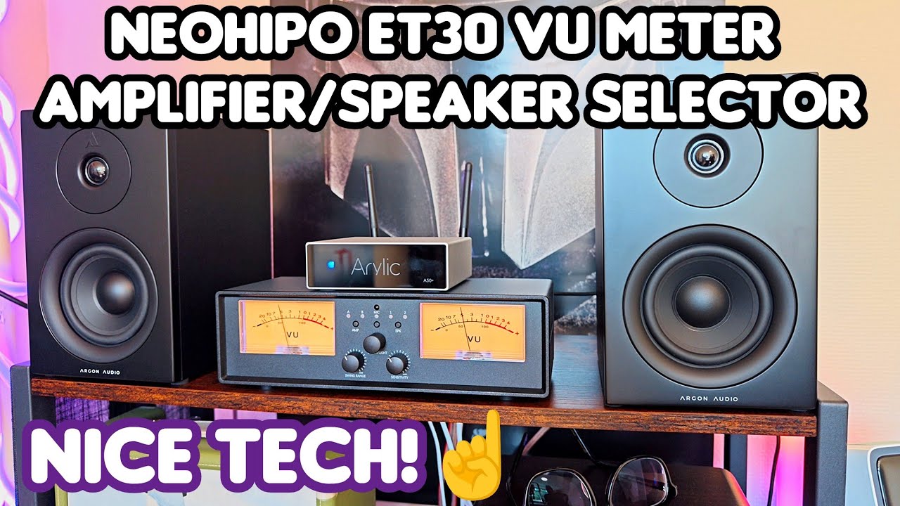Neohipo ET30 VU Meter Amplifier/Speaker Selector - Review 