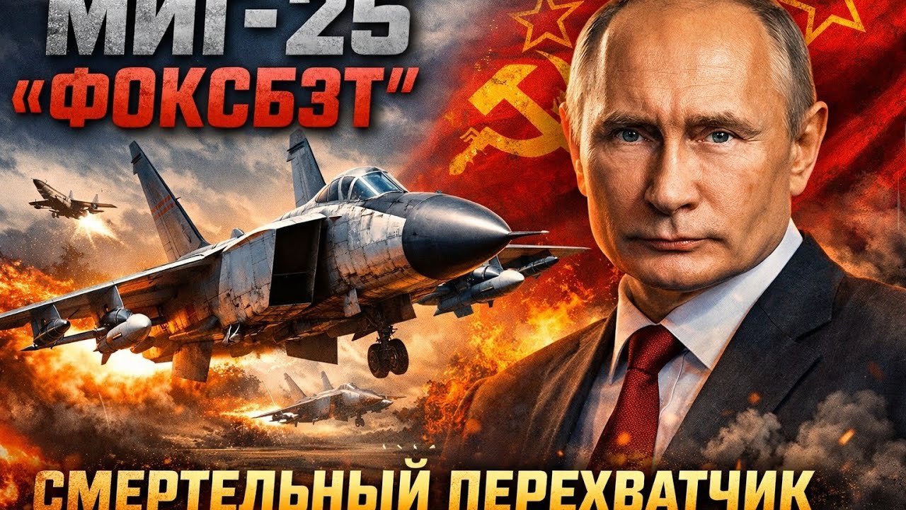 МИГ-25 «ФОКСБАТ» — САМЫЙ БЫСТРЫЙ ПЕРЕХВАТЧИК СССР? 😱 Правда о легенде холодной войны!