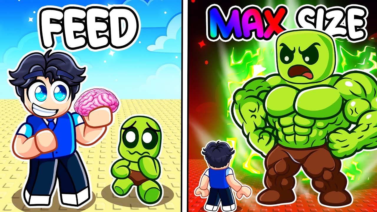 I Spent TRILLIONS Upgrading MY ZOMBIE In Roblox Fight Your Zombie...