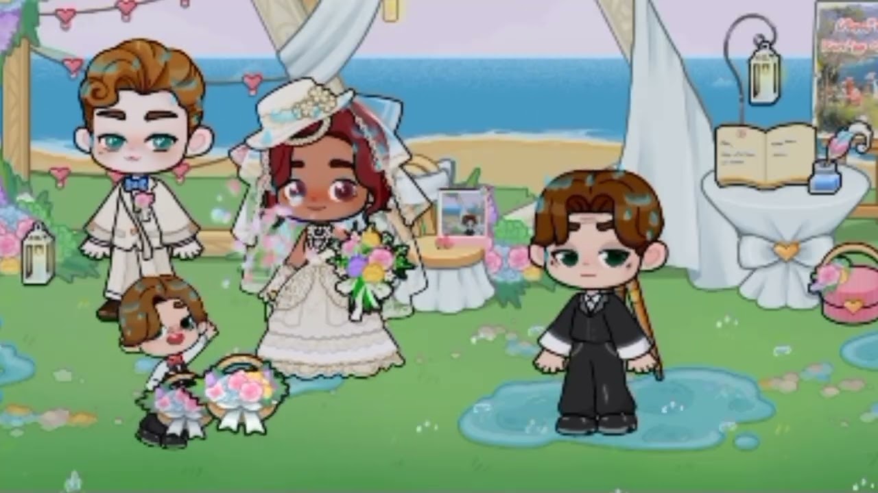 The Zaks ceremony is in the rain.