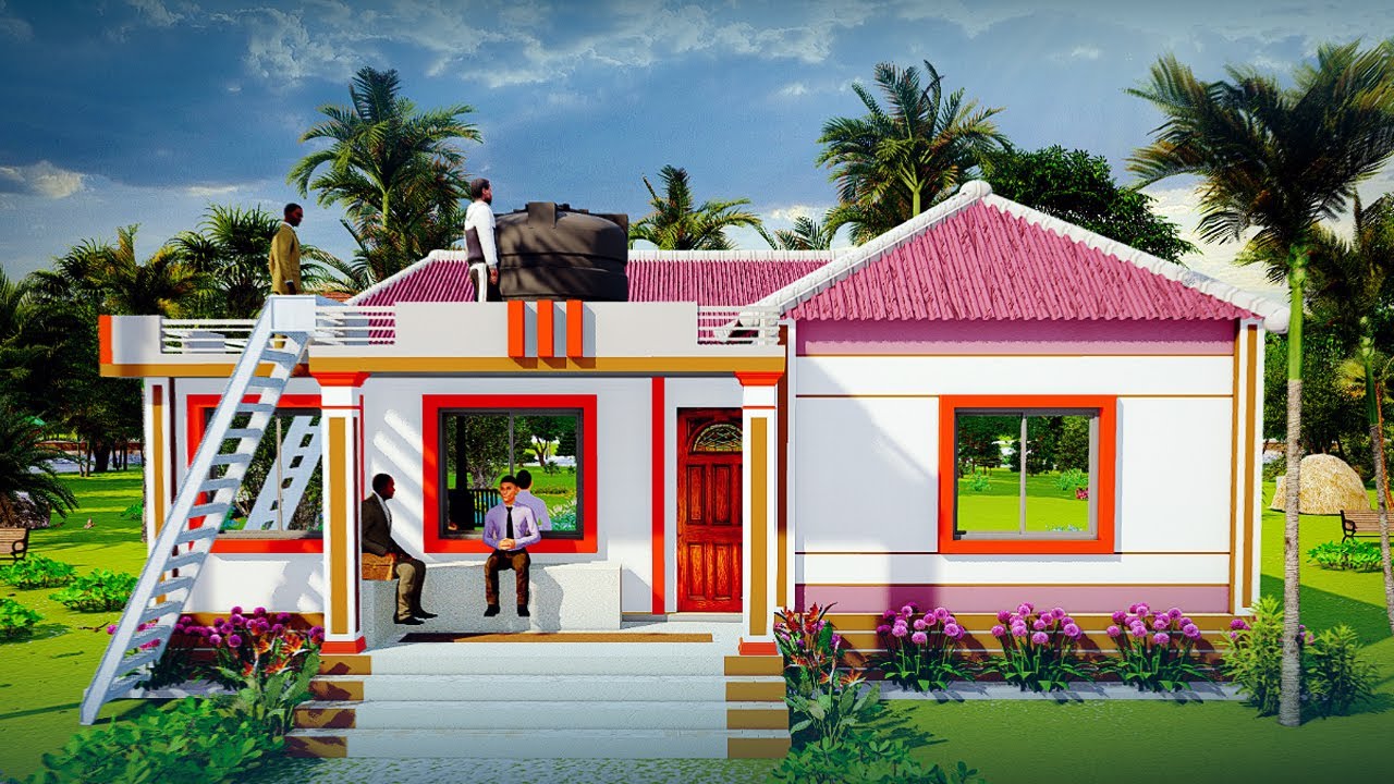 খুবই কম খরচে টিন  দিয়ে গরিবের প্রাসাধ ।।2023 Update design ।।Tin dia barir design।।Buildupconsultant