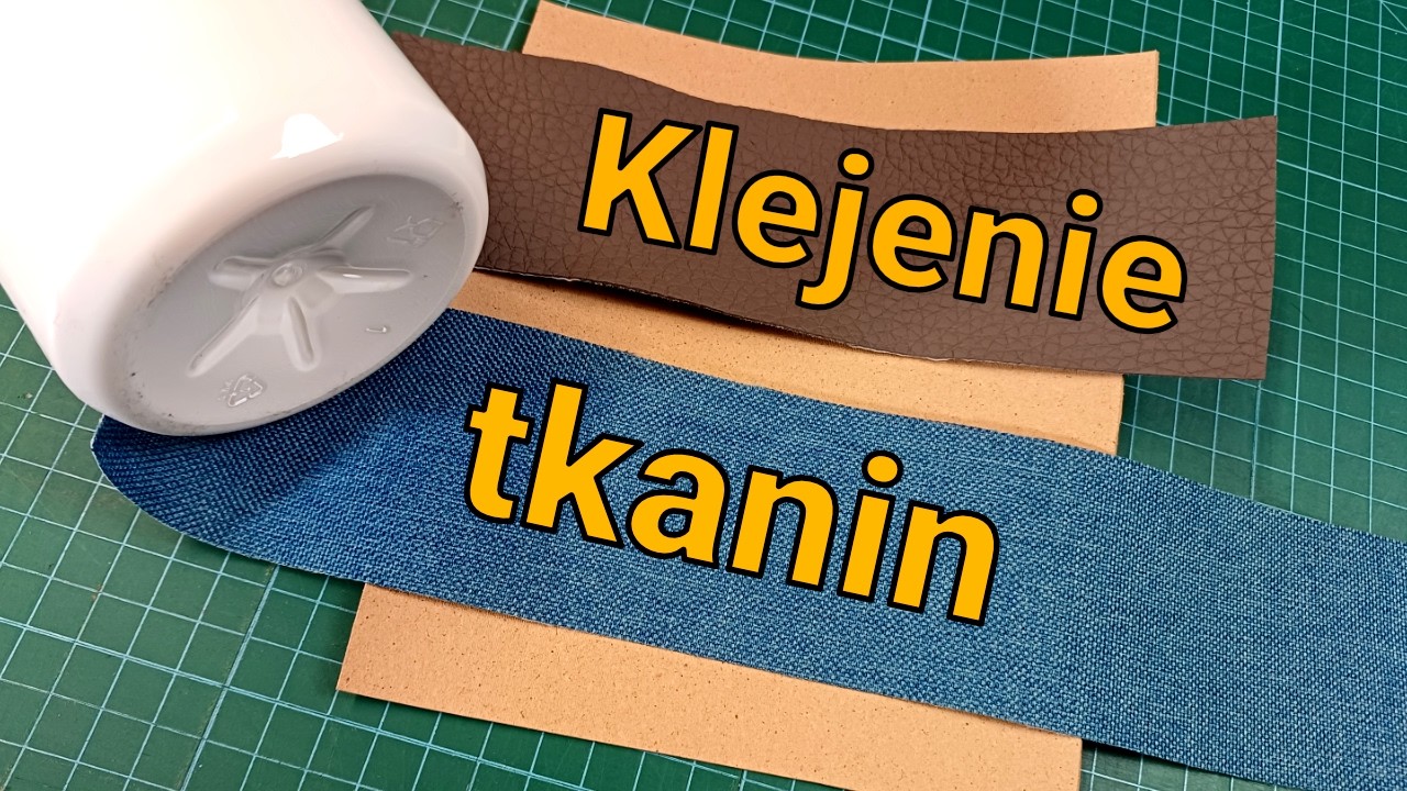 Klejenie tkanin do usztywnienia - jaki klej do materiałów?