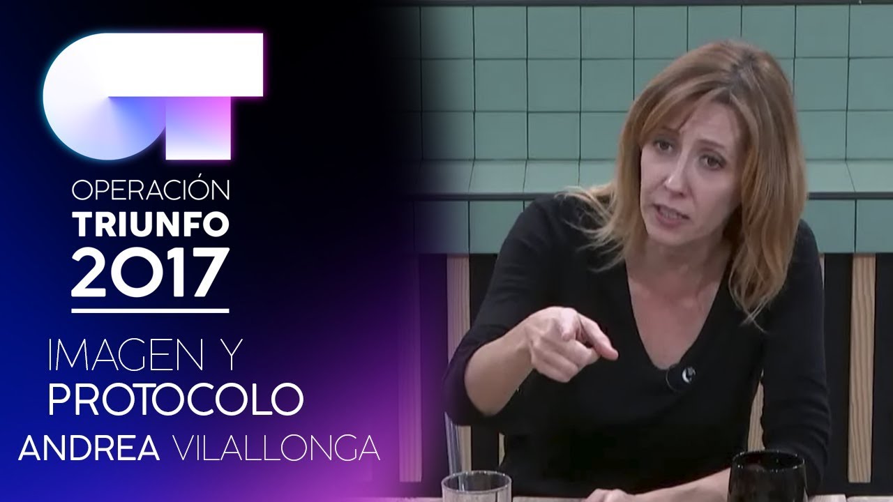 Clase de protocolo durante la comida con Andrea Villalonga| OT 2017