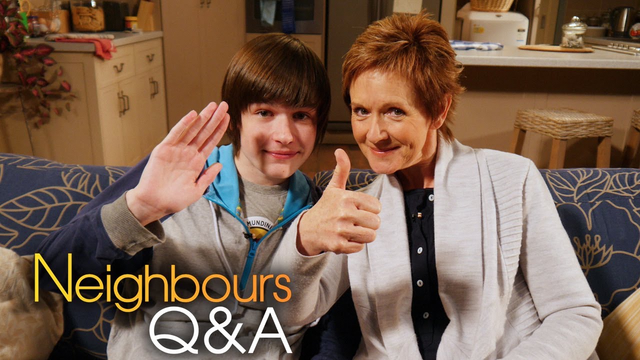 Neighbours Q&A - Calen Mackenzie (Bailey Turner) & Jackie Woodburne (Susan Kennedy) - Part 2