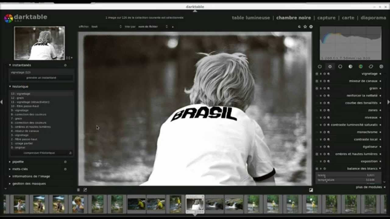 Tuto Darktable N°23: Dossier spécial N&B Partie 2