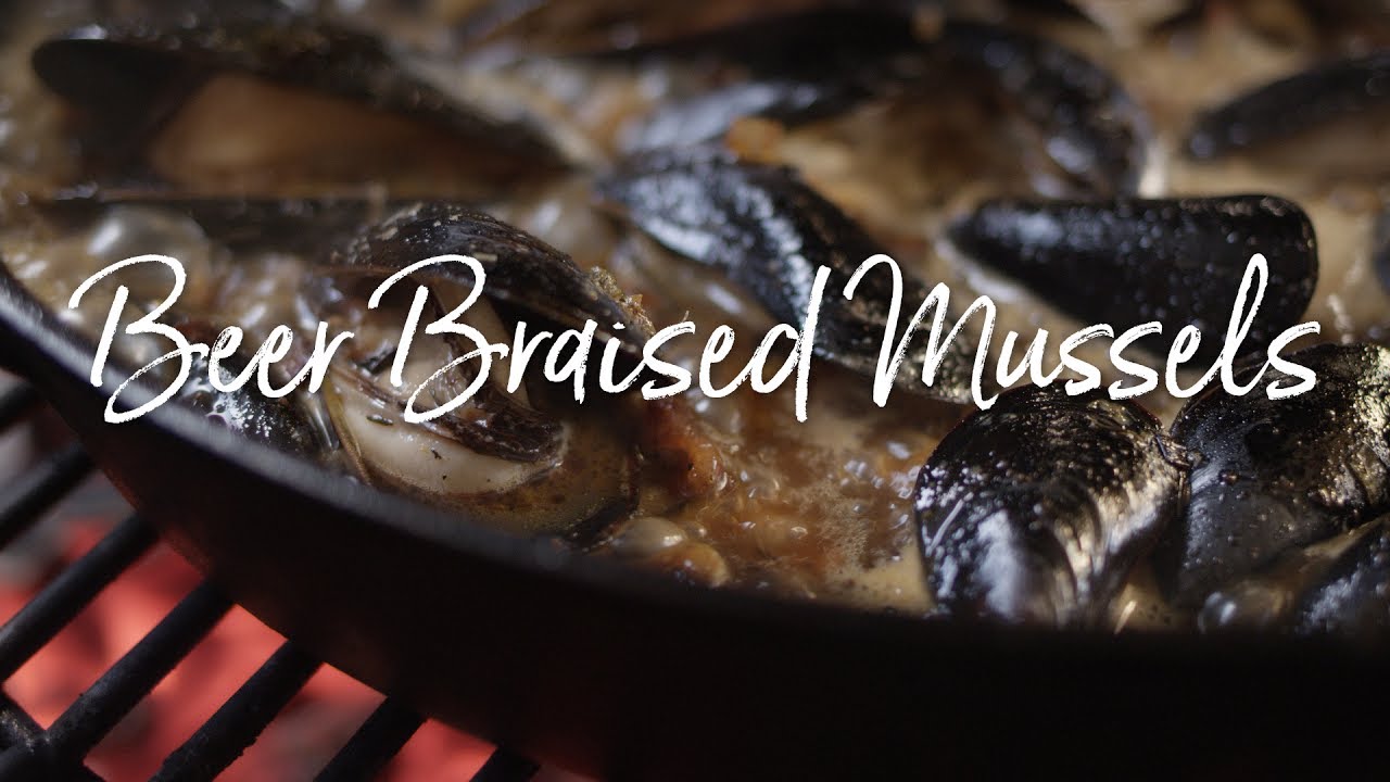 Beer Braised Mussels