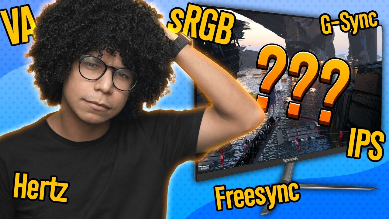 TUDO SOBRE MONITORES GAMER!!🖥️🔥Guia COMPLETO sobre como ESCOLHER o MONITOR IDEAL!!