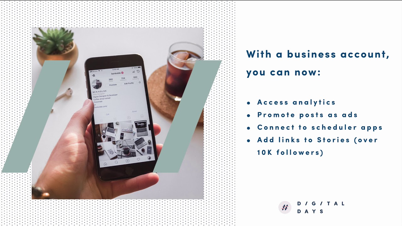 How to change to an Instagram Business account 2019 version