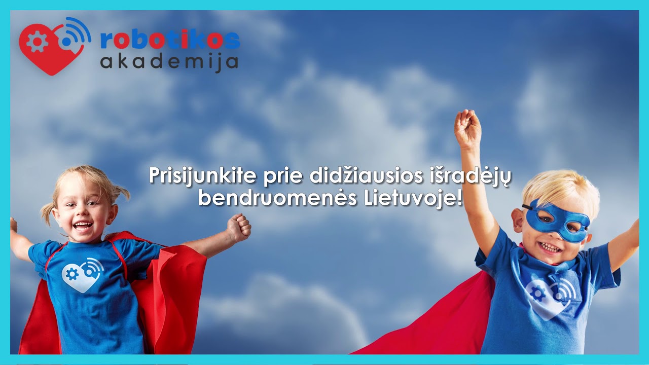 Robotikos akademijos būreliai ikimokyklinukams 2018