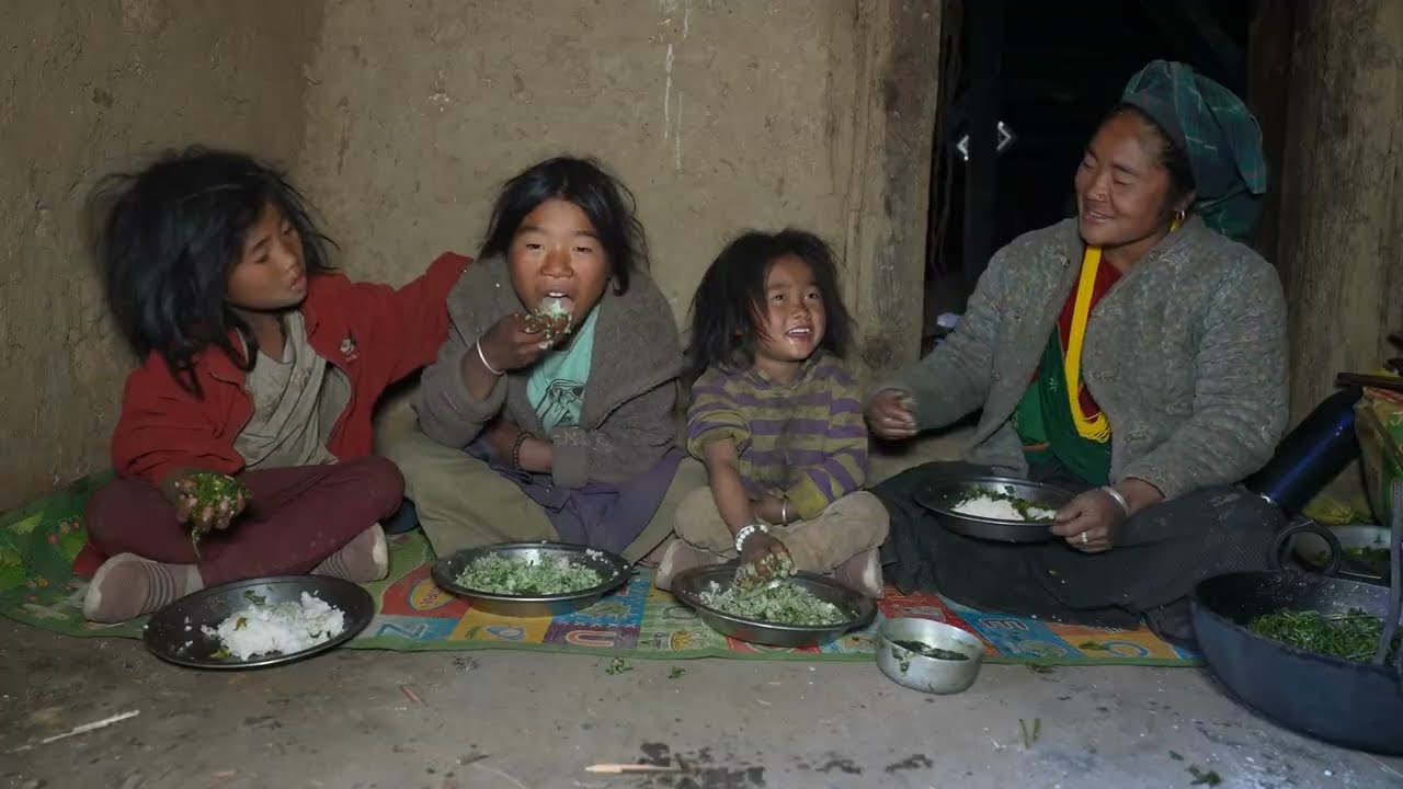 Eating together is culture of village || Village life