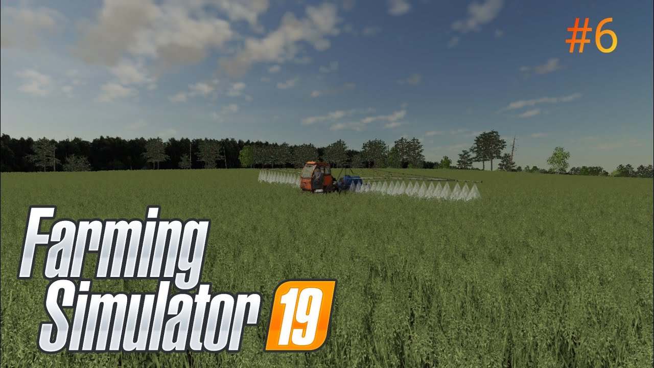 Farming simulator 19-рассвет-6-удобрение полей, выполнение контрактов, новая техника