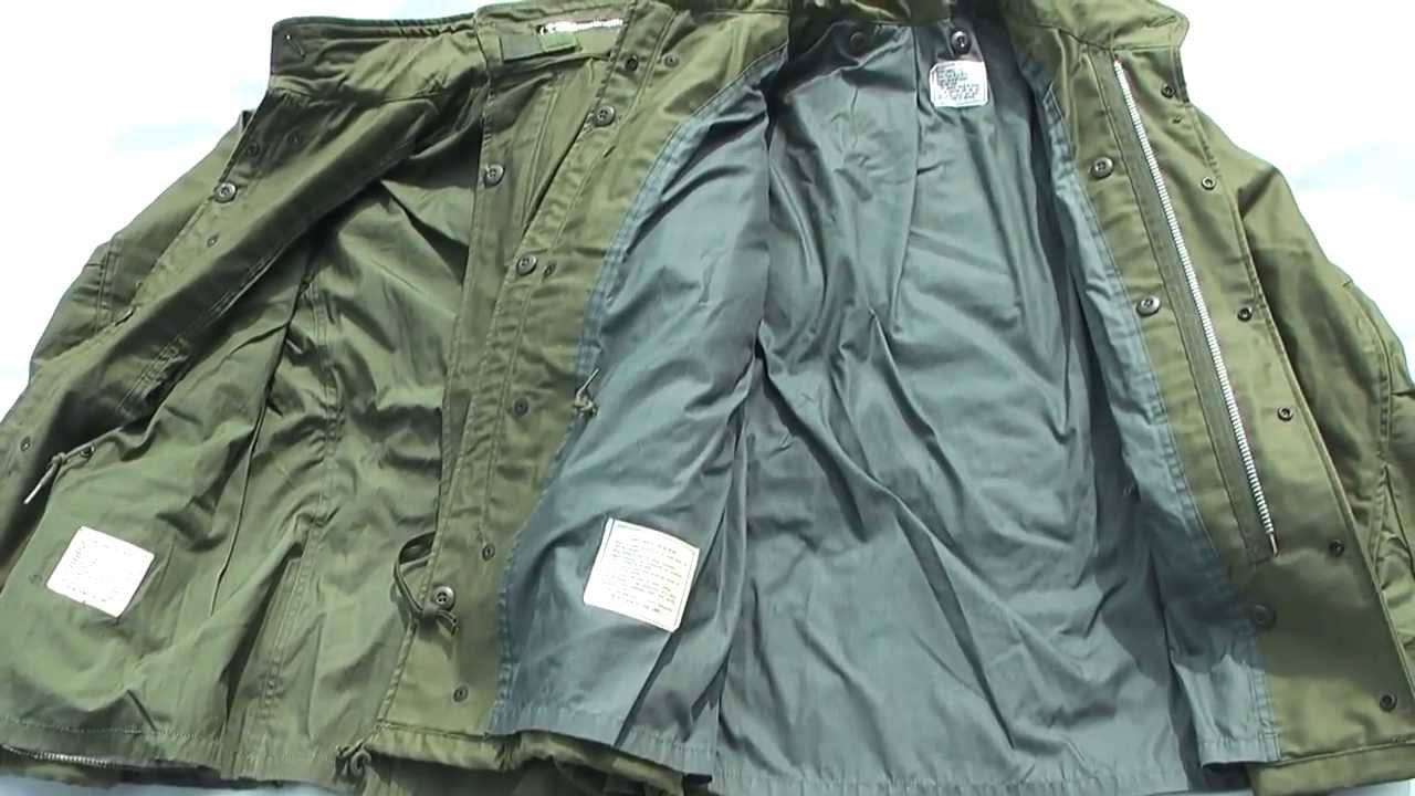 Vintage 1968 pattern M-65 Field Jacket