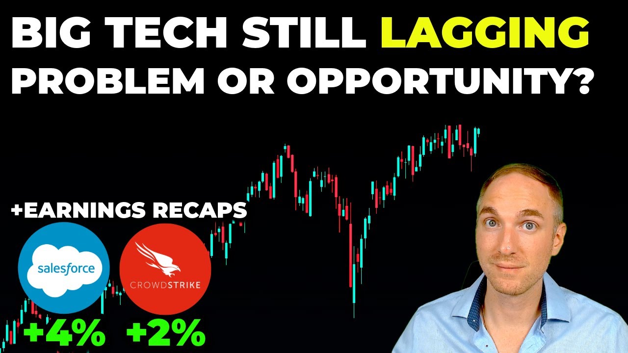 Big Tech Stocks Still LAGGING.. Problem or Opportunity? & CRM, CRWD Earnings