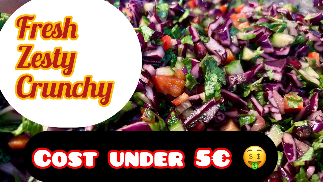 Crunchy, zesty under 5€ for a big bowl of salad