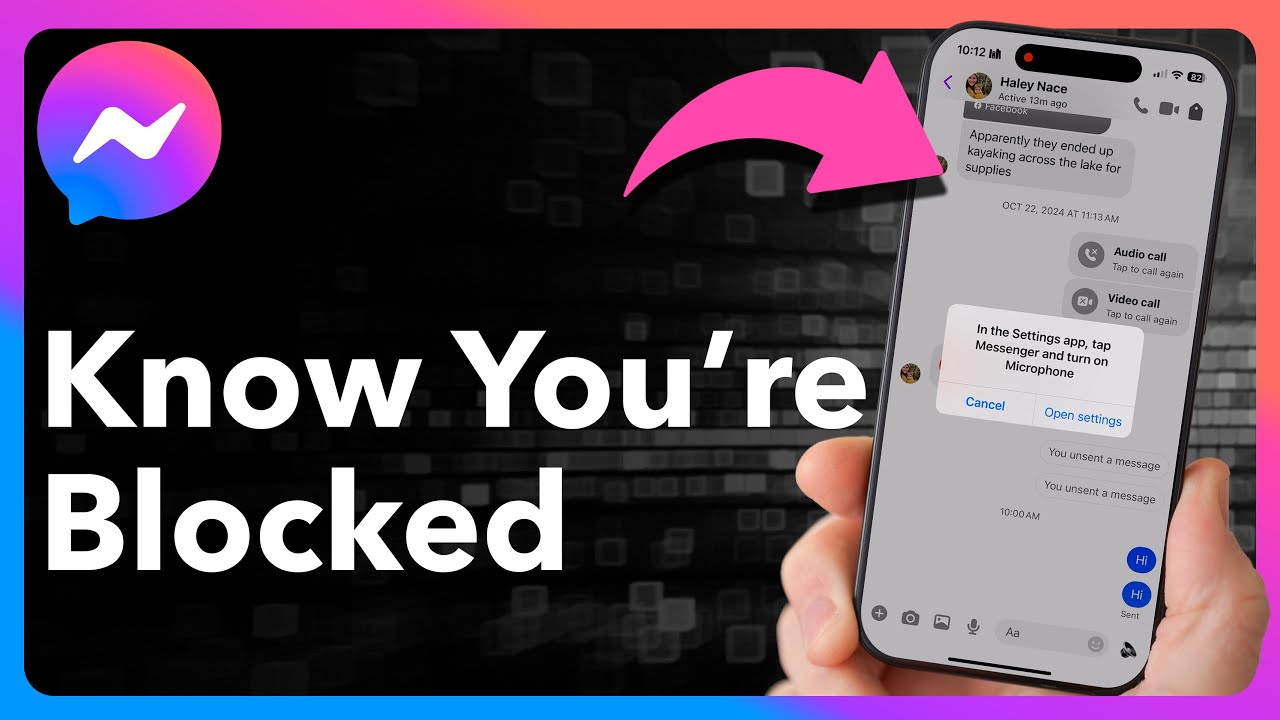 How To Know If You're Blocked On Messenger