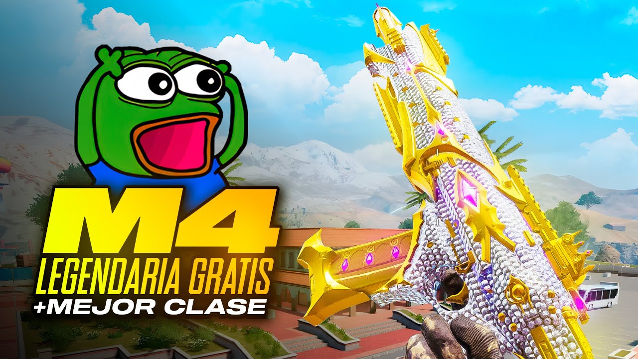 Probando la M4 LEGENDARIA GRATIS + Mejor clase | COD mobile