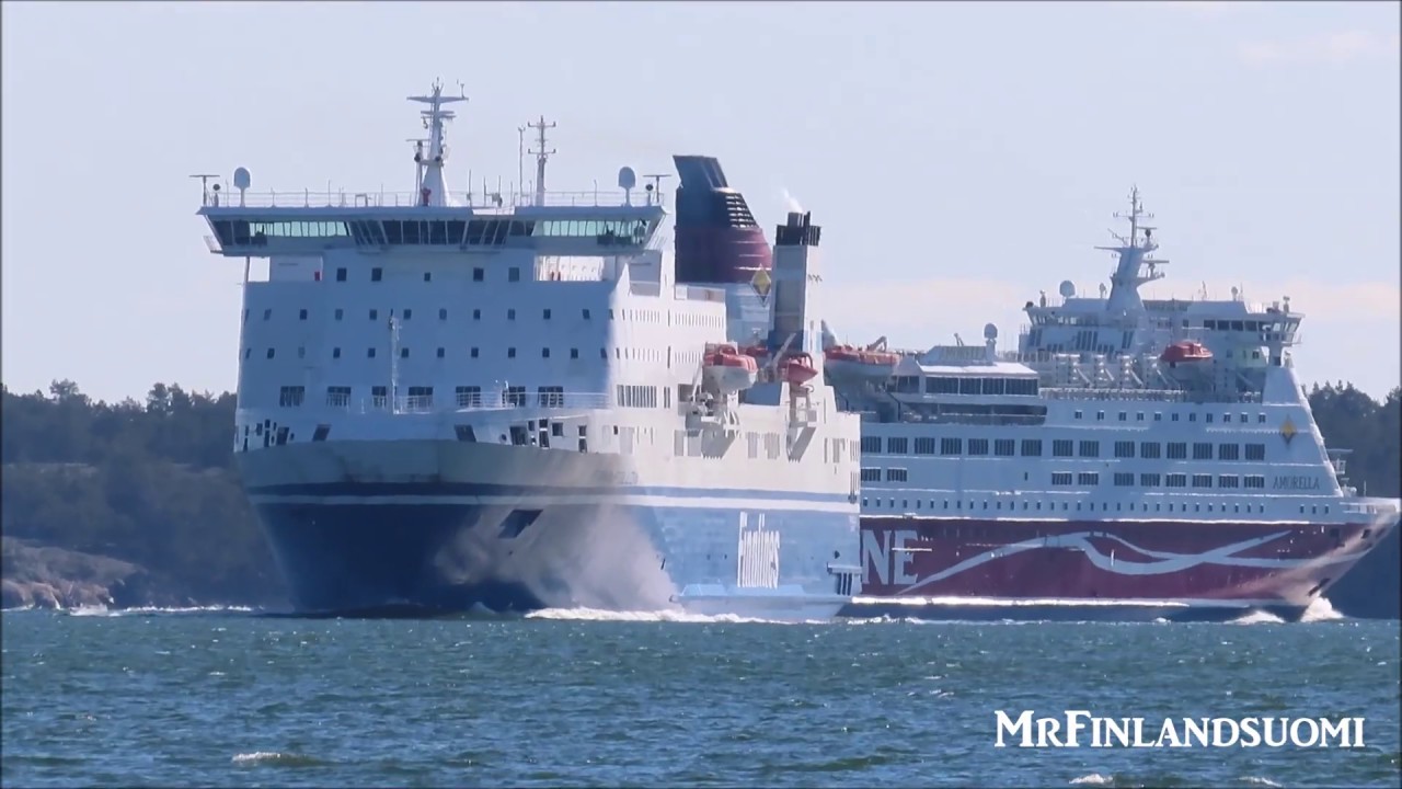 Viking Line M/S Amorella In Långnäs Åland 22 03 2020