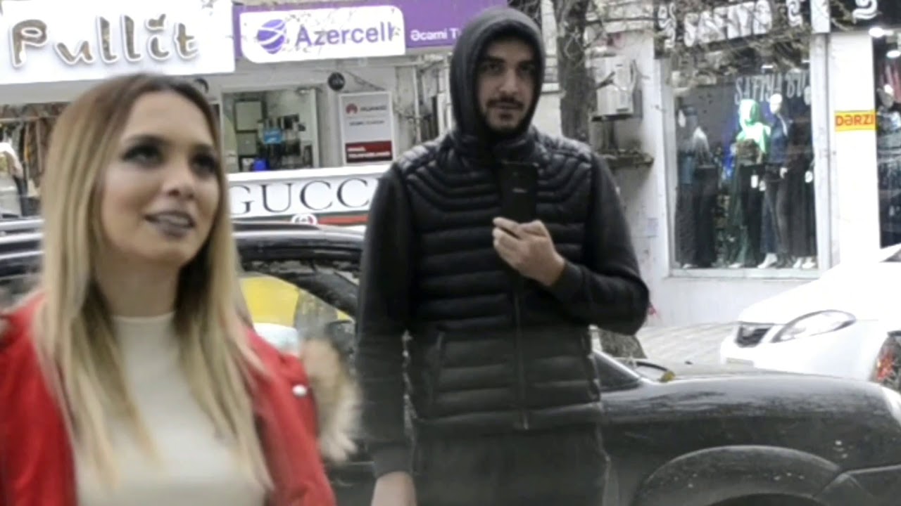Tanis oldugum gelin pranki insanlari yoxlamaq Seva ft Elcin