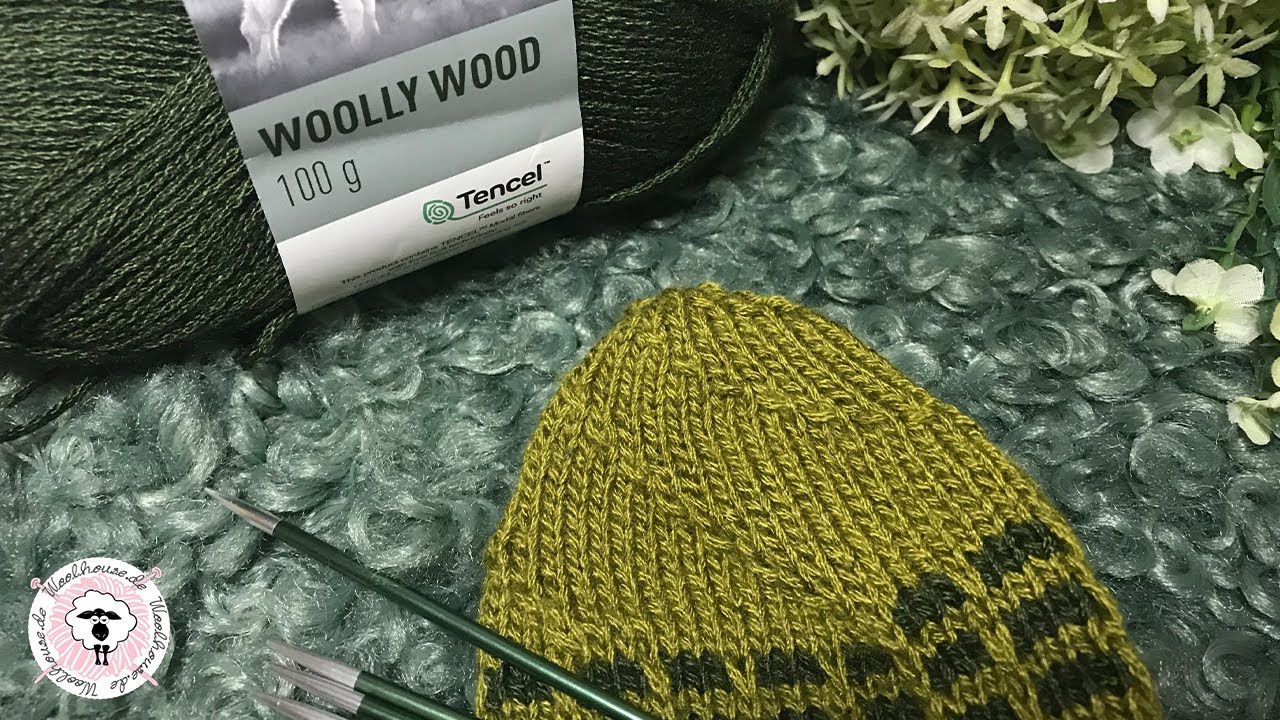 Schnecken-Spitze bei Socken stricken / Socke Strickanleitung / Woolhouse.de