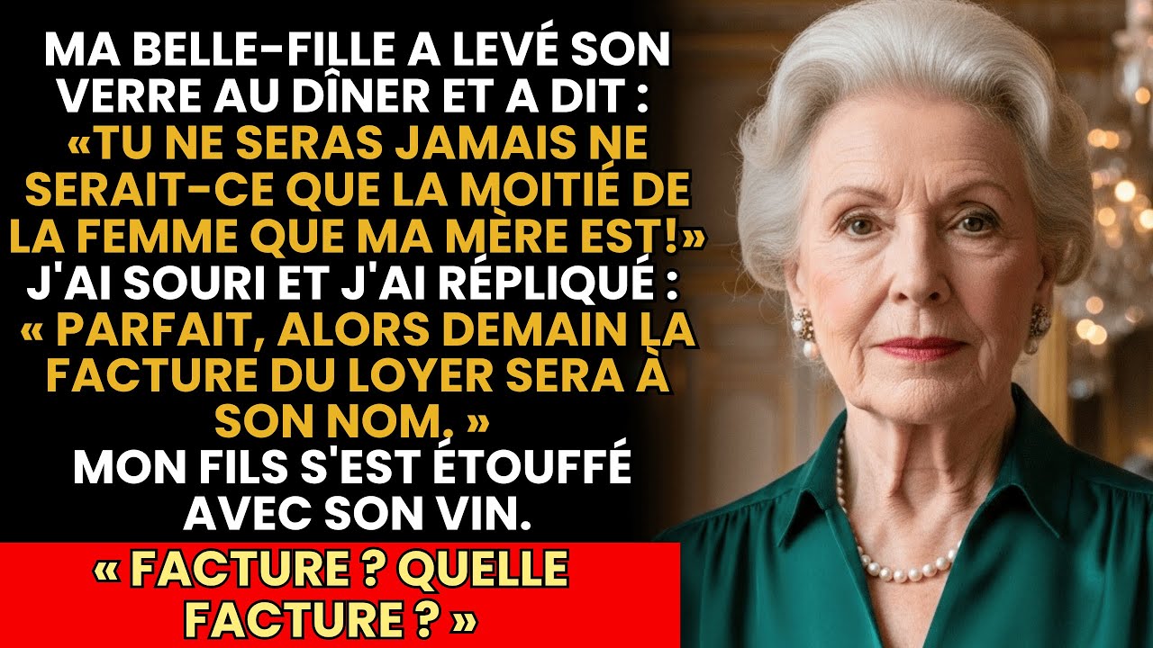 Ma Belle-Fille M’a Humiliée Pendant le Dîner… Mais Ma Réponse Lui a Fait Perdre Son Sourire...