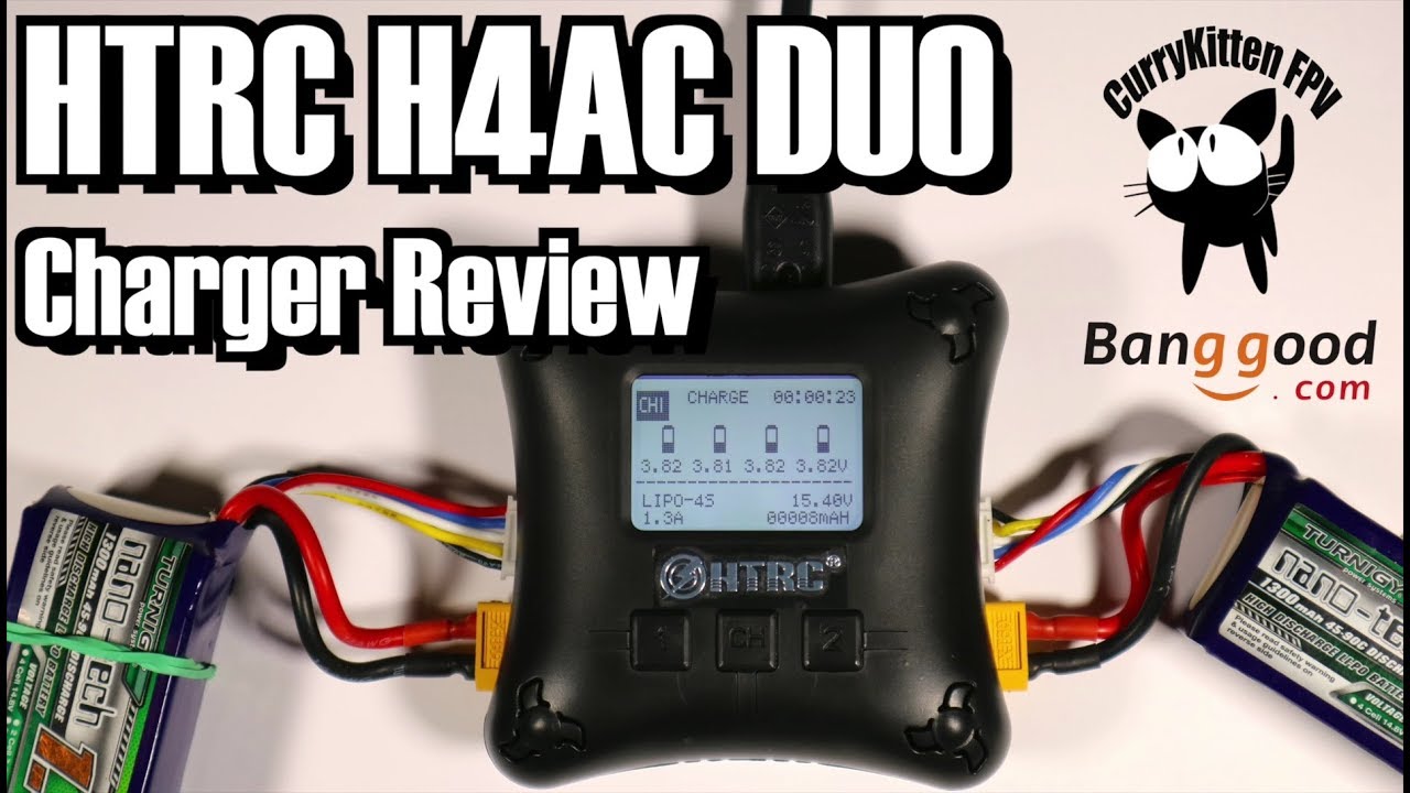 FPV Reviews: HTRC H4AC Duo Charger, supplied by Banggood