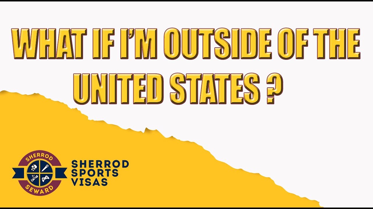 What is the application process for P-1 and O-1 Visas if I am outside of the United States