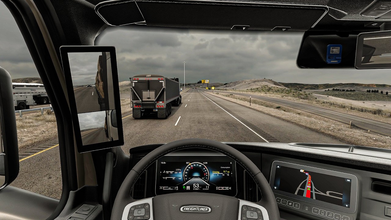 American Truck Simulator 4K ULTRA Graphics Mod | Realistic Driving